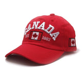 Hatlander brand Canada letter embroidery baseball caps cotton gorra snapback curved dad hat leisure outdoor women men sports cap