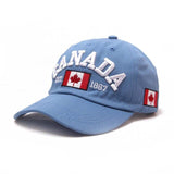 Hatlander brand Canada letter embroidery baseball caps cotton gorra snapback curved dad hat leisure outdoor women men sports cap