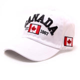 Hatlander brand Canada letter embroidery baseball caps cotton gorra snapback curved dad hat leisure outdoor women men sports cap