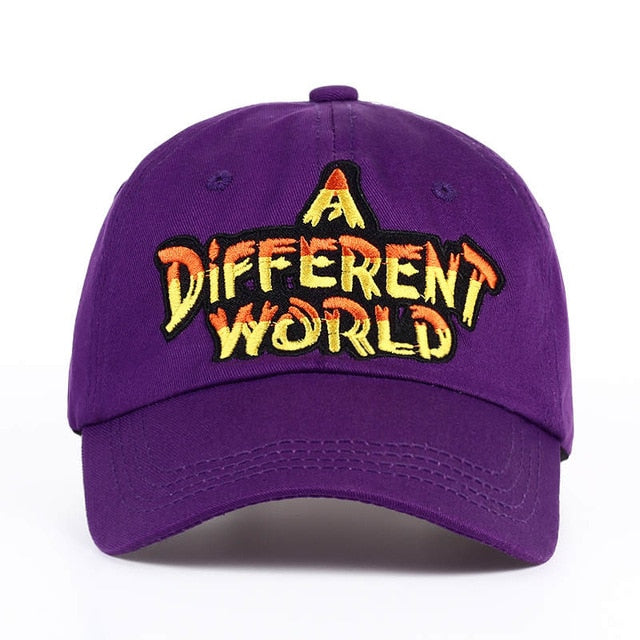 VORON 2017 new Purple Multi Color A Different World Dad Cap men women Cotton baseball cap Bone Snapback Trucker Hat