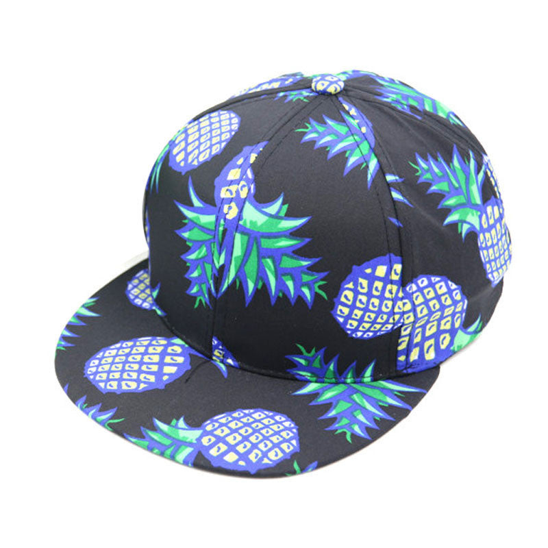 Pineapple Snapback Bboy Hat Adjustable Baseball Cap Hip-hop Hat Unisex