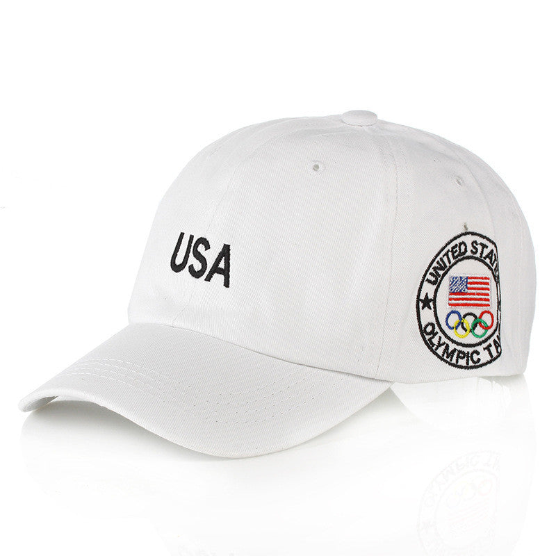 USA Snapback Trucker Cap Embroidery Dad Hats For Women Men Curved Bill Baseball Caps Summer Adjustable Cotton Hip Hop Sun Hat