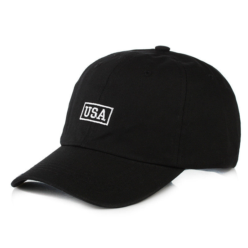 USA Snapback Trucker Cap Embroidery Dad Hats For Women Men Curved Bill Baseball Caps Summer Adjustable Cotton Hip Hop Sun Hat