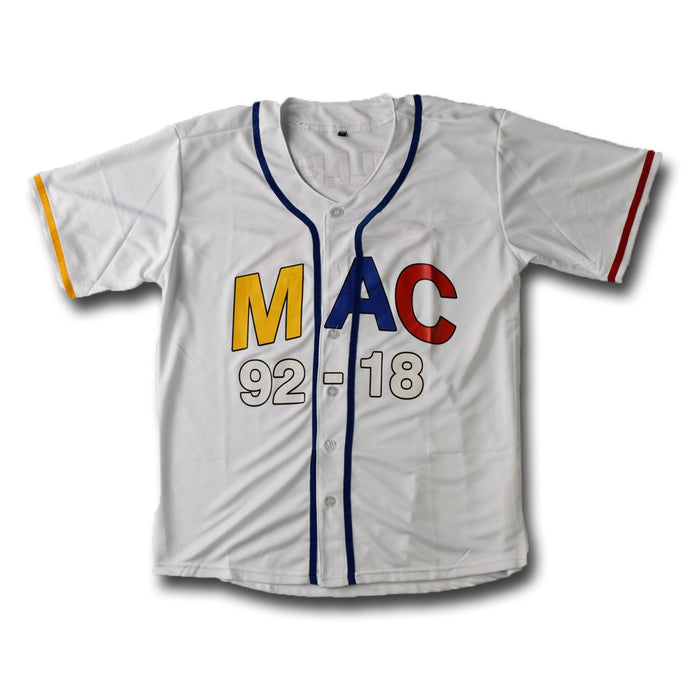 Mac Miller #92 R.I.P White Baseball Jersey