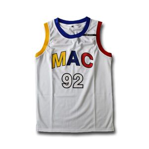 Mac Miller #92 R.I.P White Basketball Jersey