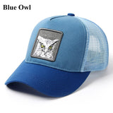 Baseball Caps Men Women Snapback Hip Hop Cap Summer Breathable Mesh Animals Farm Trucker Cap Hat Embroidery Dad Hats gorras 2019