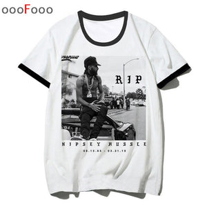 Nipsey Hussle t shirt Summer 2019 t-shirt tshirt rap top Casual men rapper male/women Hip Hop streetwear tee shirts rip