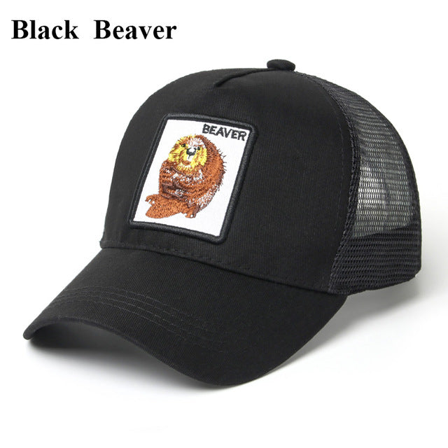 Baseball Caps Men Women Snapback Hip Hop Cap Summer Breathable Mesh Animals Farm Trucker Cap Hat Embroidery Dad Hats gorras 2019