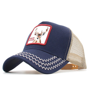 New Animals Donald Duck Embroidery Men's Baseball Cap Women Snapback Hip Hop cap Summer Mesh hat trucker cap Bone gorra dad hat