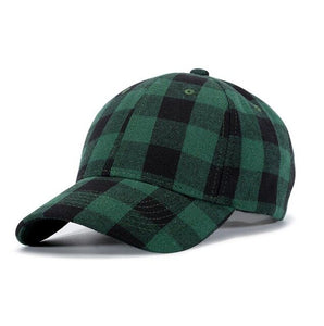 Red Plaid Baseball Cap for Men Summer Ponytail Cotton Caps Women bone Hip Hop Snapback Cap Male multi Colors Dad Hats Adjustable