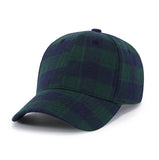 Red Plaid Baseball Cap for Men Summer Ponytail Cotton Caps Women bone Hip Hop Snapback Cap Male multi Colors Dad Hats Adjustable